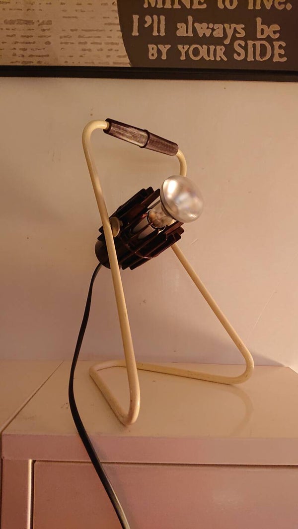 Refurbished Philips lamp, bureaulamp