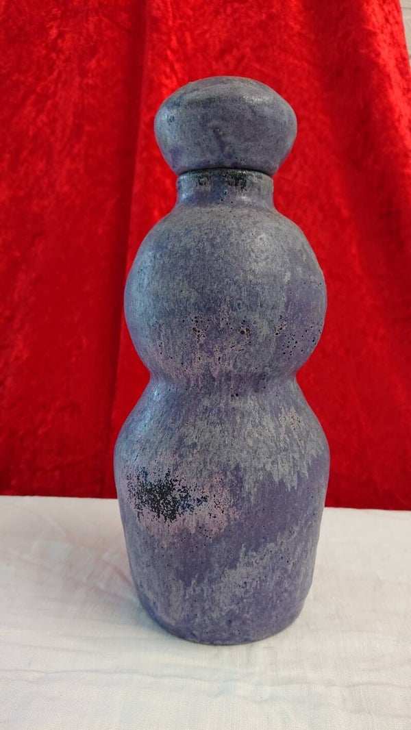 Unicum, purple pottery carafe, unknown designer