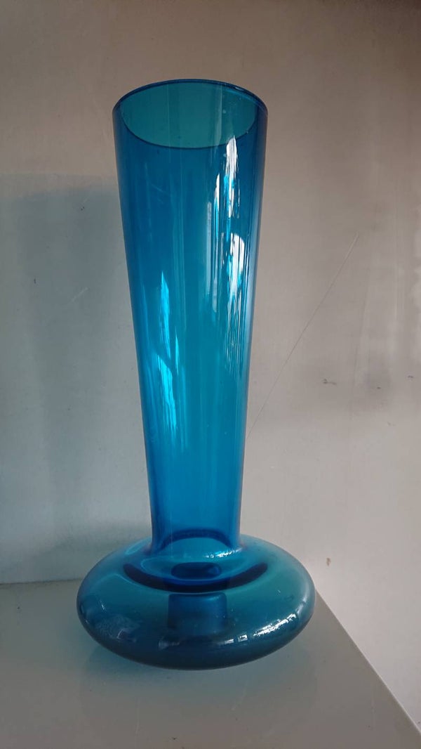 Iittala Harri Koskinen "Atlas" vaas blauw 
