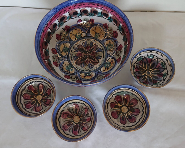 DOK, de Olde Kruyk, set schaaltjes, pinda set