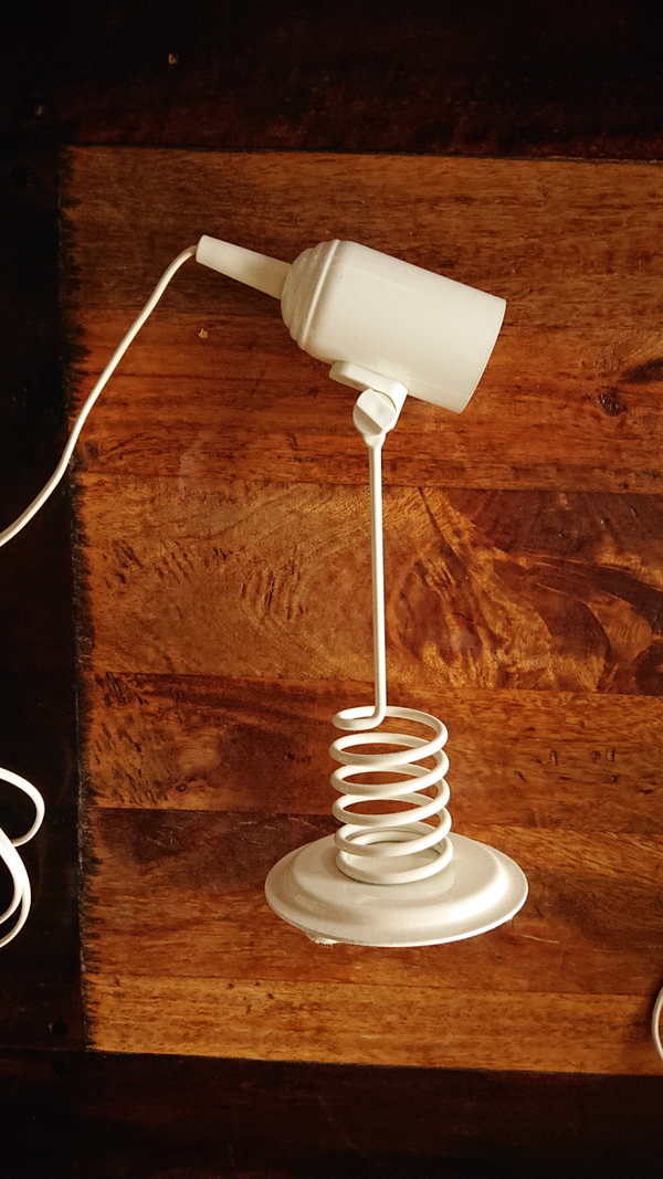 Zeer mooie spiraal 2 bureaulampen stijl van Ingo Maurer, Massive Belgie