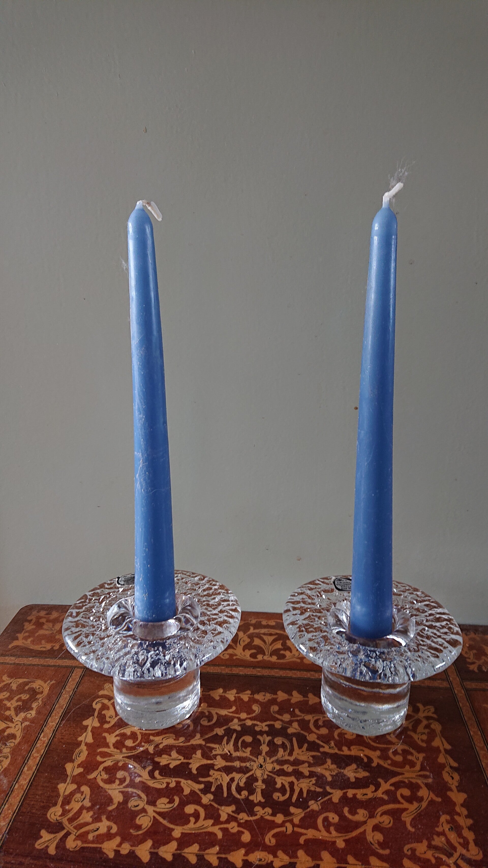 Maastricht Crystal kandelaars, kaarsenhouders