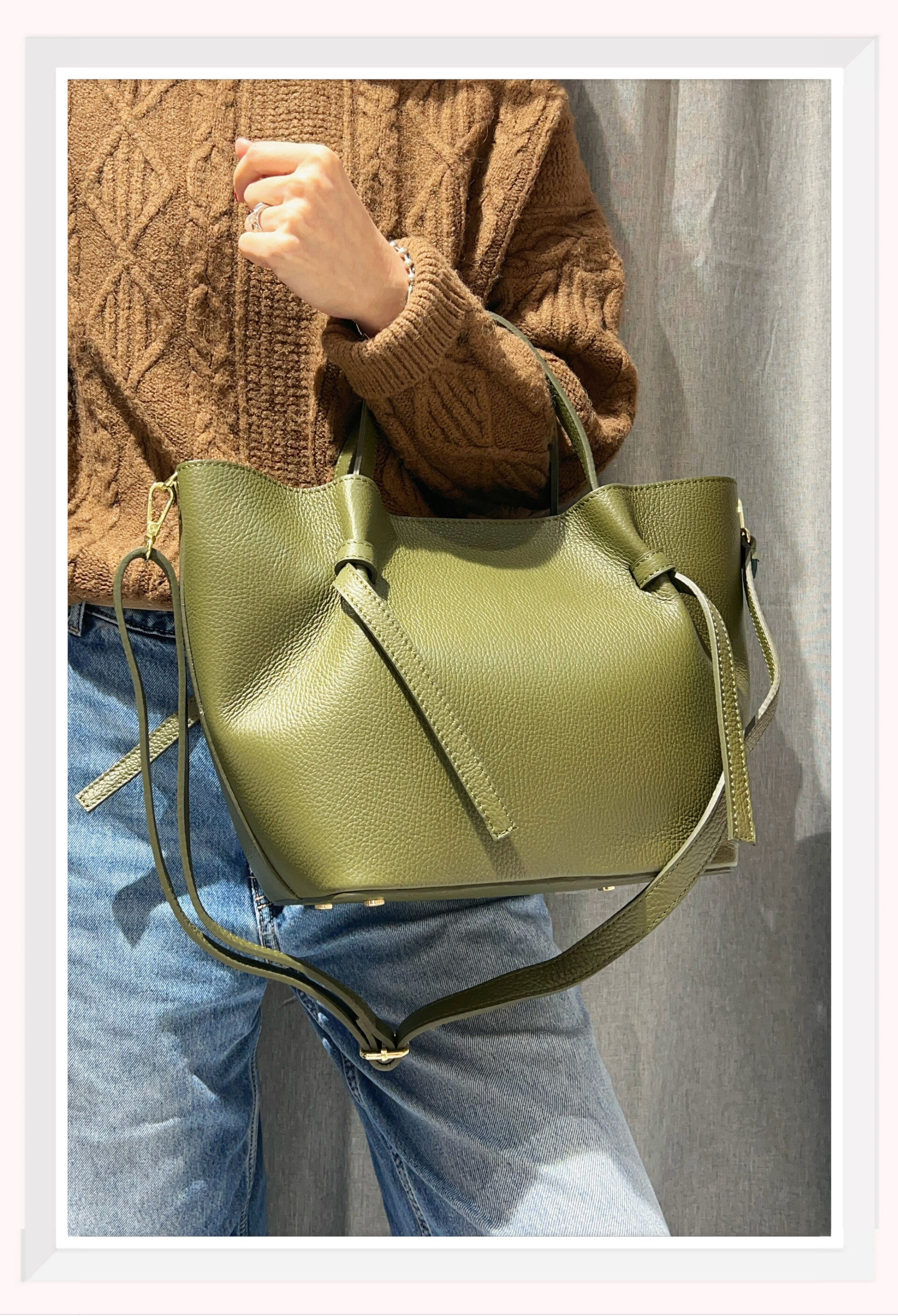 Sac à main en cuir en Pré-commande