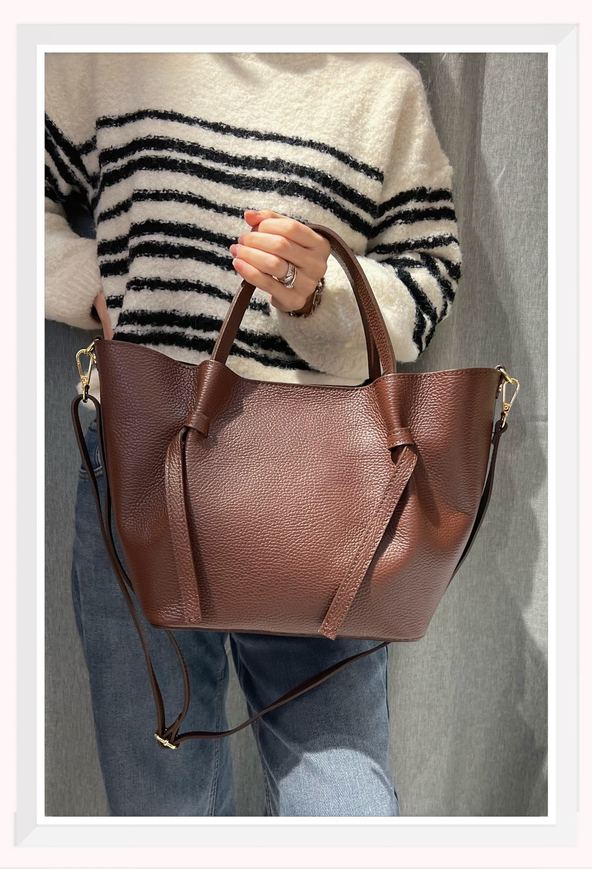 Sac à main en cuir en Pré-commande