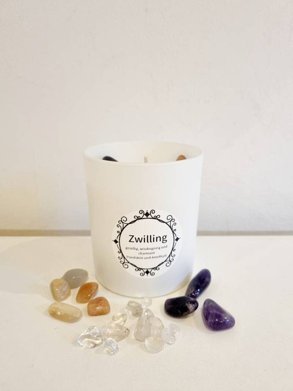 Sternzeichenkerze Zwilling