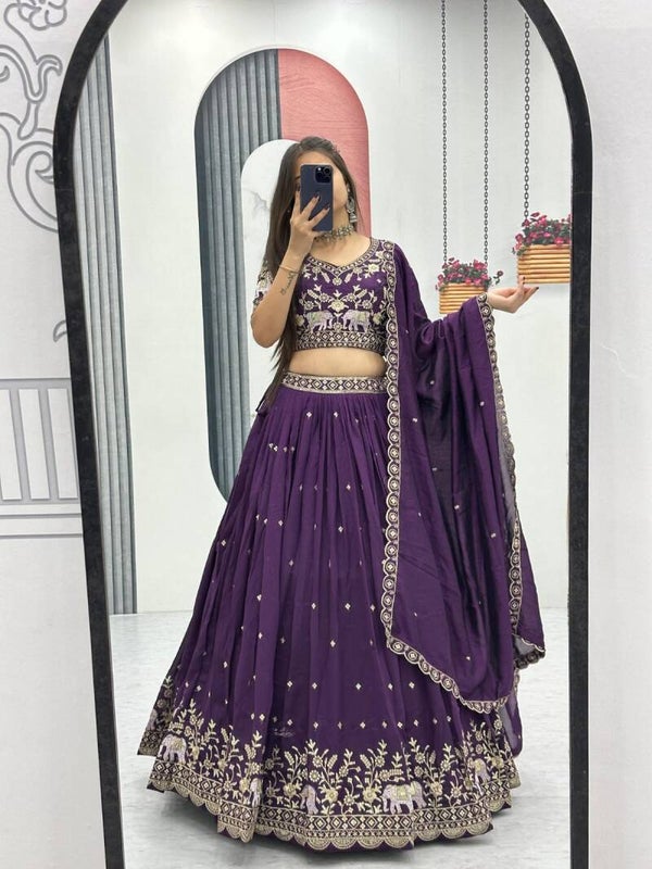 Ladies fully stitched lehenga