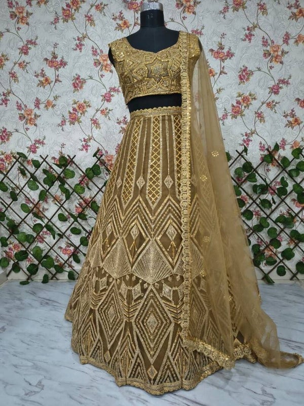 Semi-stitched lehenga