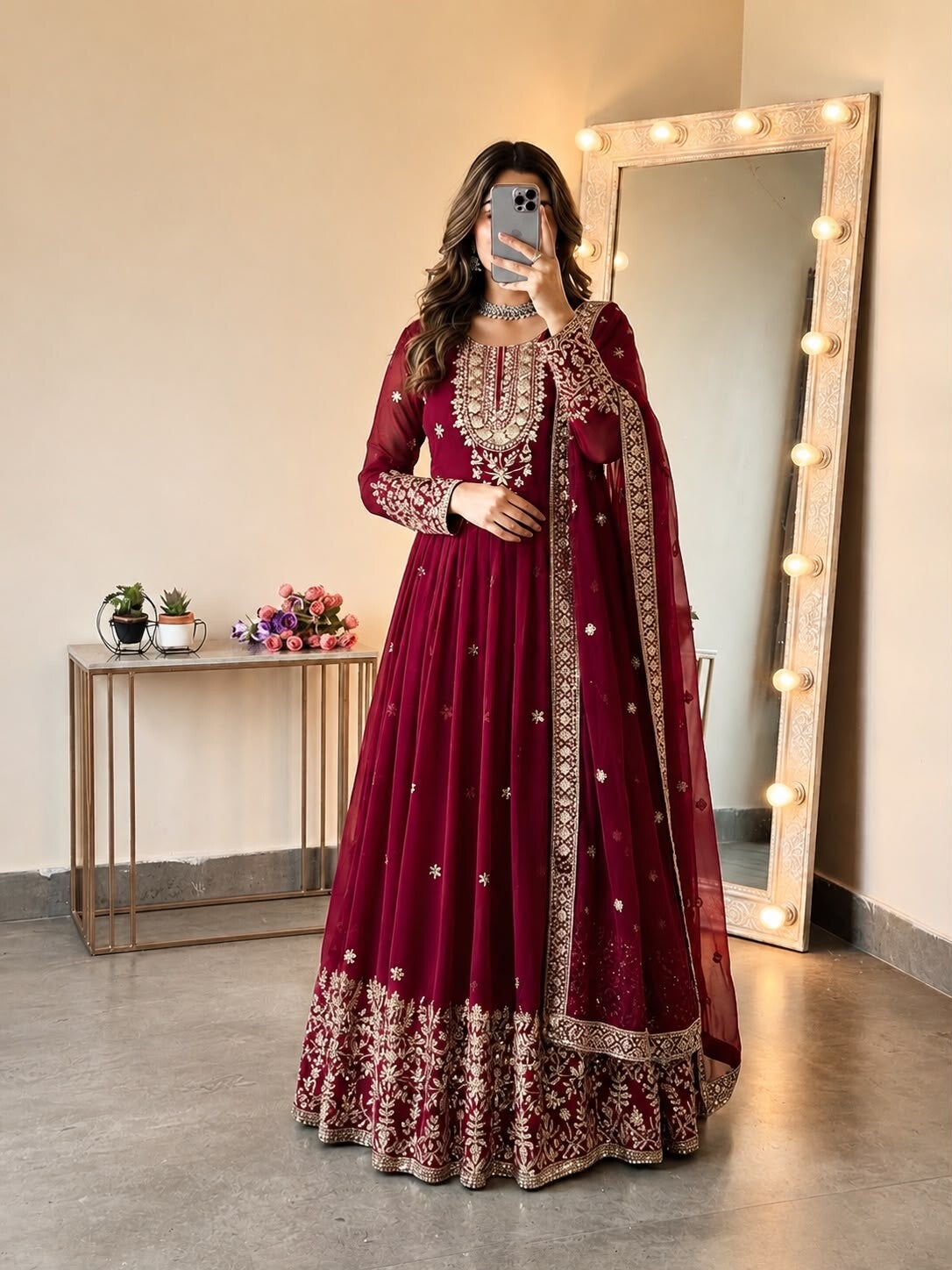 Ladies 3PC Gown