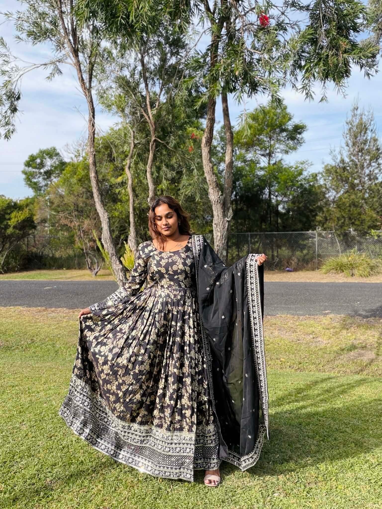 Ladies Gown with Dupatta