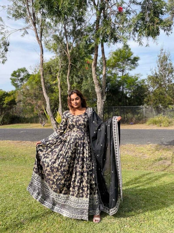 Ladies Gown with Dupatta