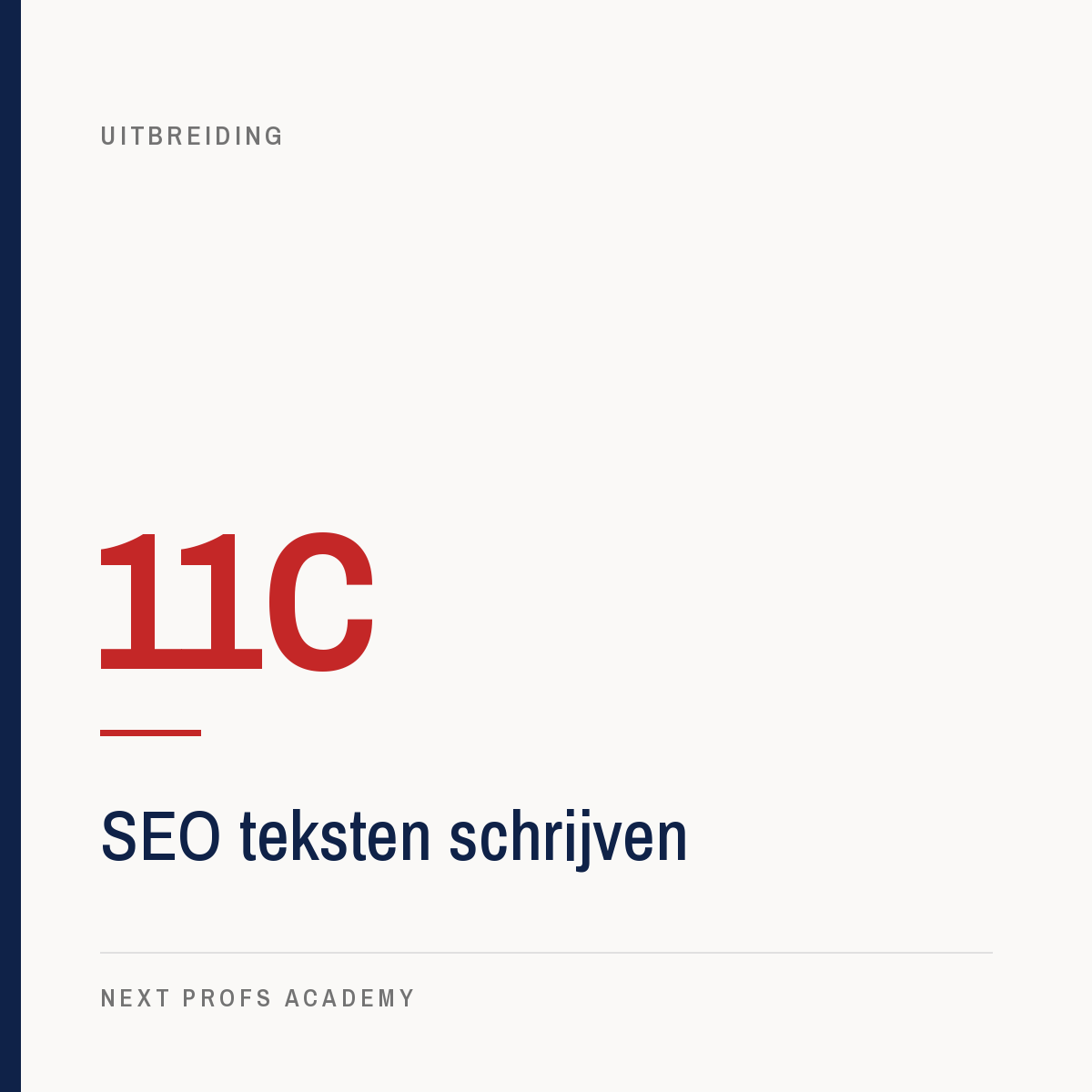 11C — SEO-teksten schrijven