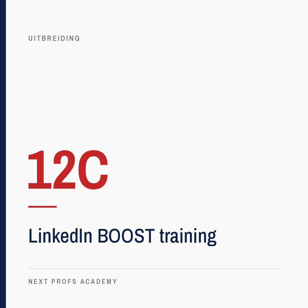 12C — LinkedIn BOOST training