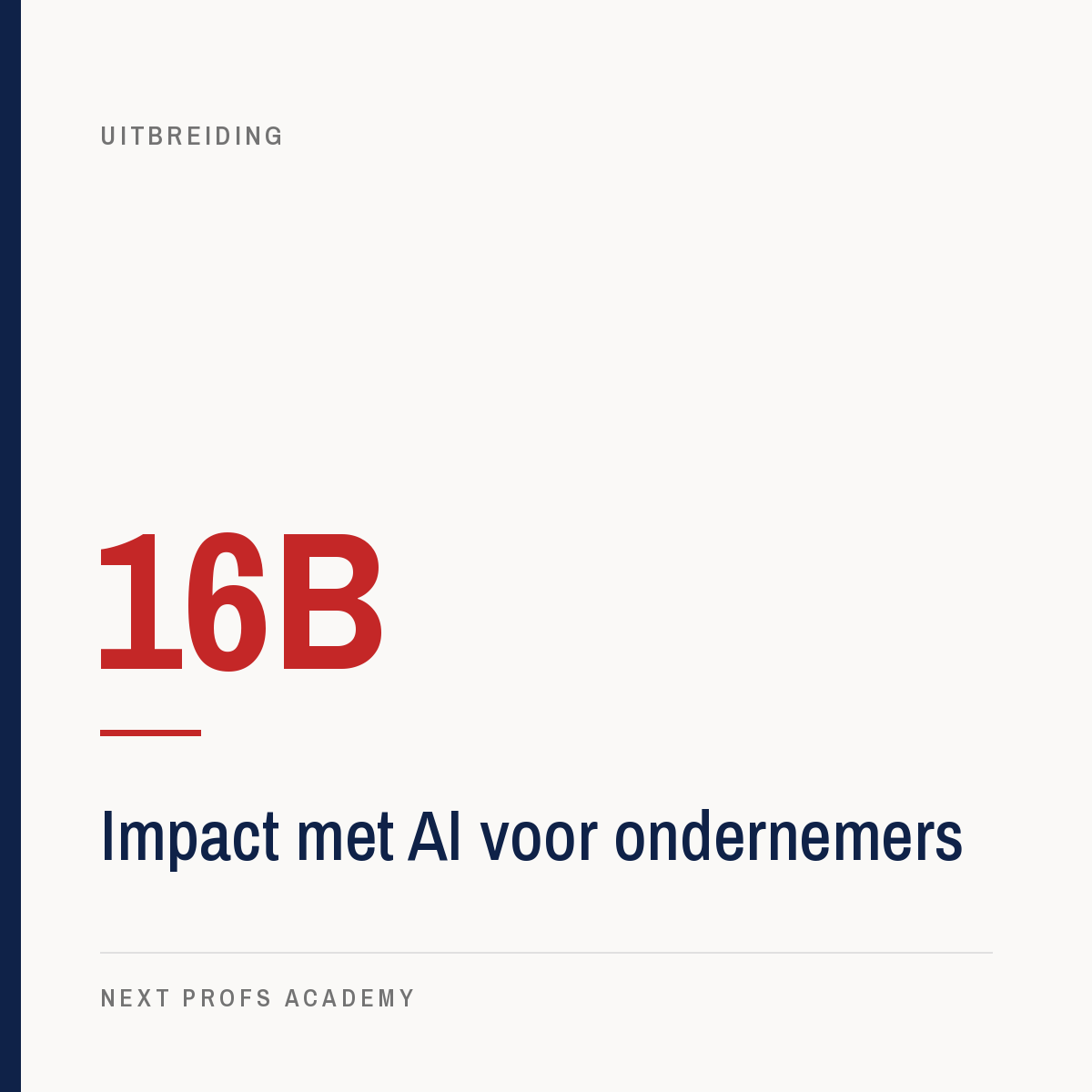16B — Impact met AI voor ondernemers