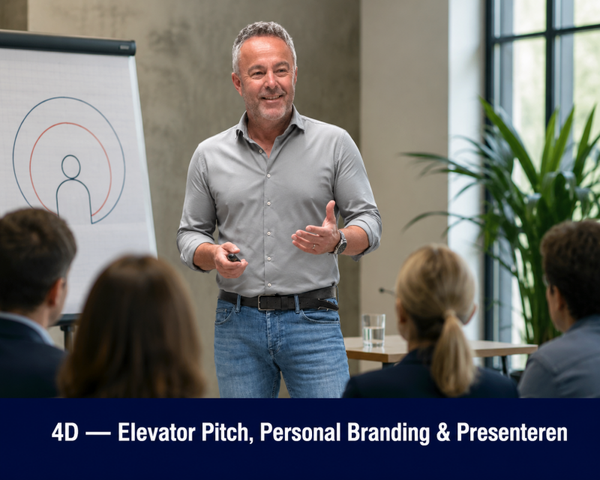 4D — Elevator Pitch, Personal Branding & Presenteren