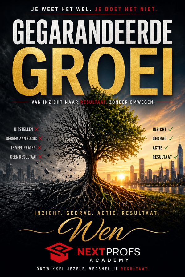 Gegarandeerde Groei — van inzicht naar beweging, gedrag en resultaat