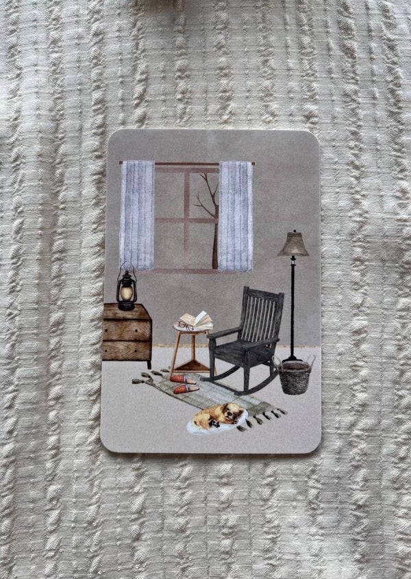 Enkele kaart - Huiskamer Winter