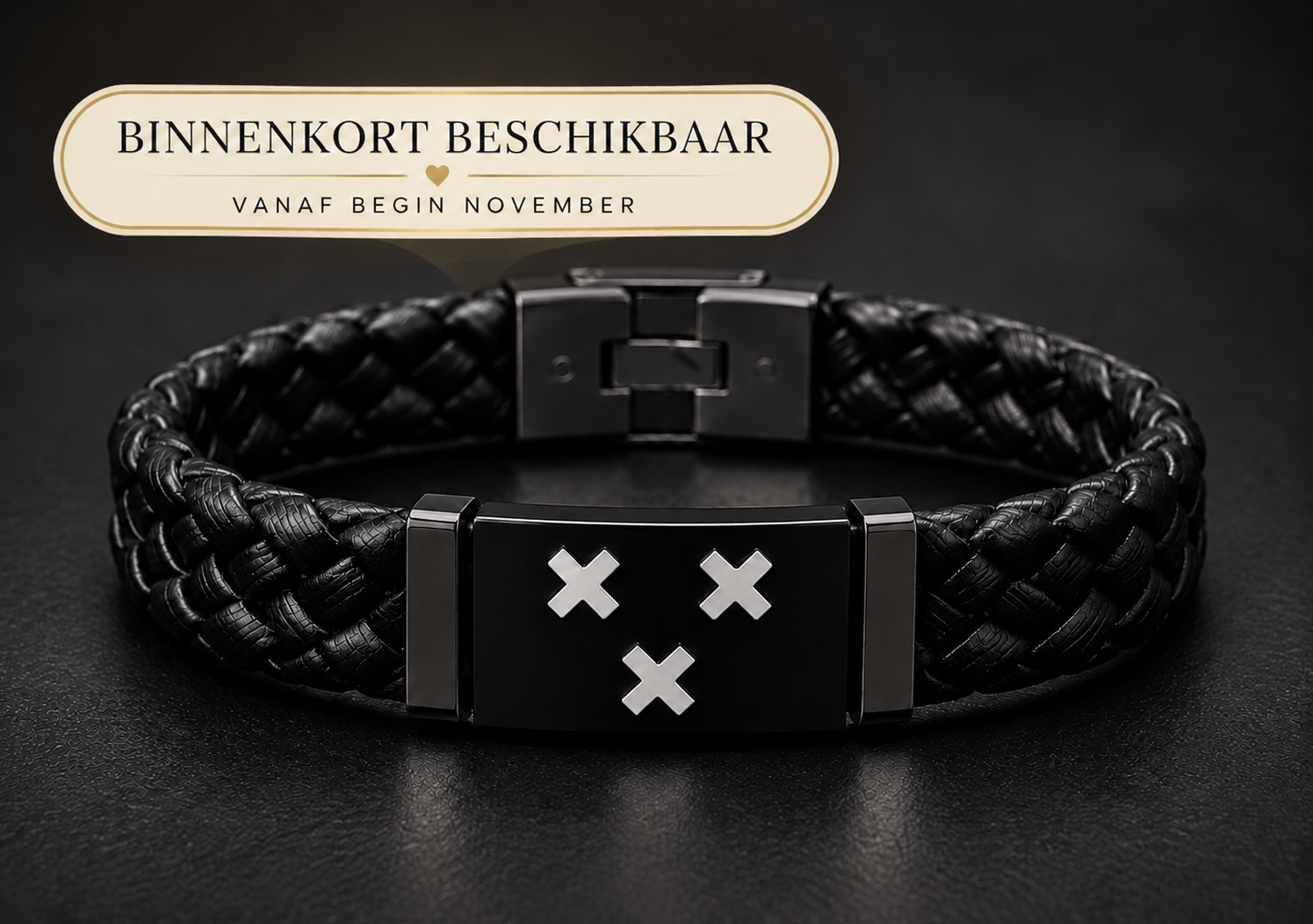 Leren armband Breda