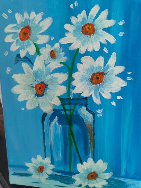 Flowers in a jar