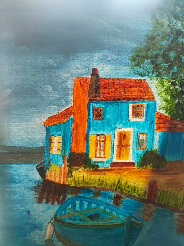 Blue house