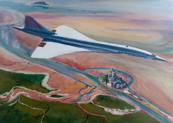 Mach 1 over Mont St Michel.