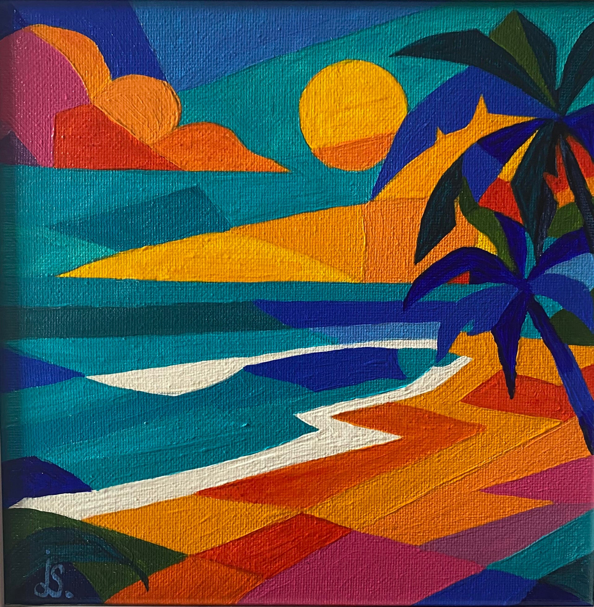 The sunset that stayed.