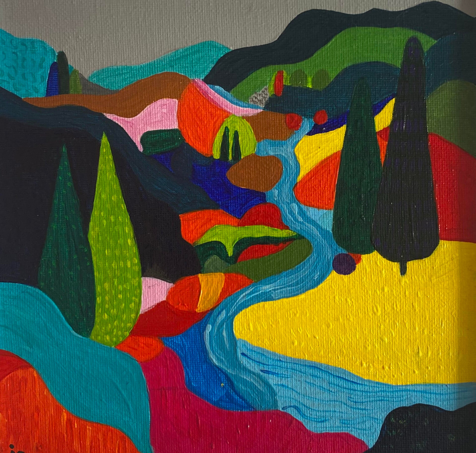 Hills after the rain.