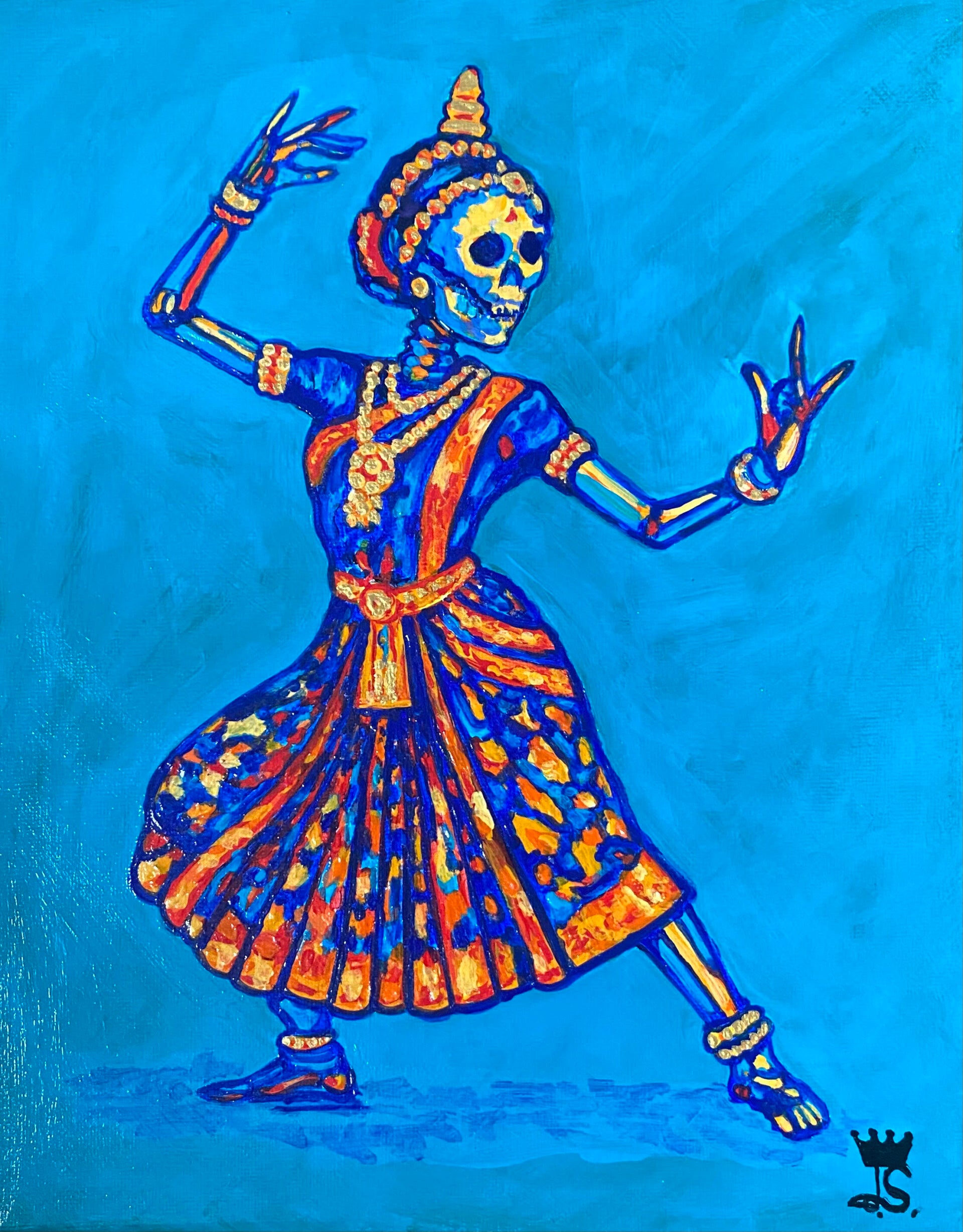 Bharatanatyam dancer
