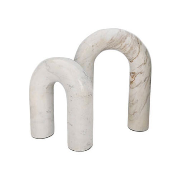 Boog object travertin