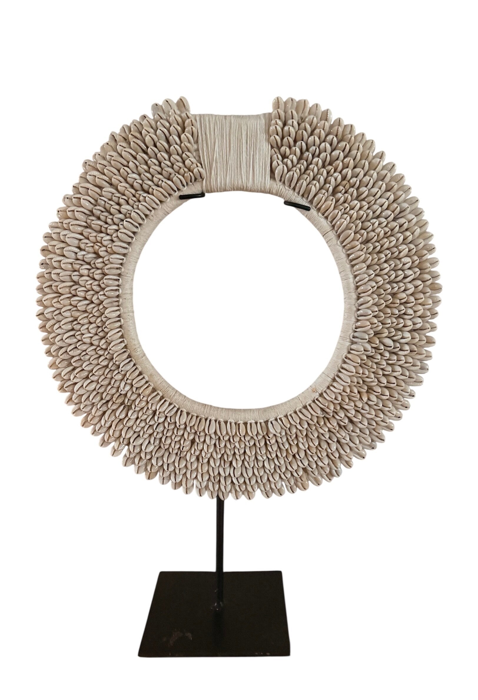 Ornament cirkel beige