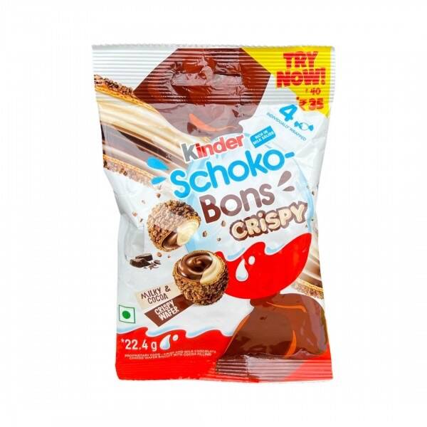 Schoko Bons Crispy. 67,2 gr