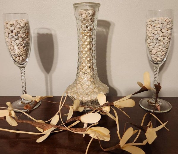 Sand by the sea vases