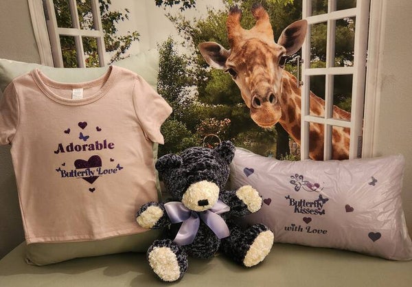 Butterfly Kisses with a cuddly friend