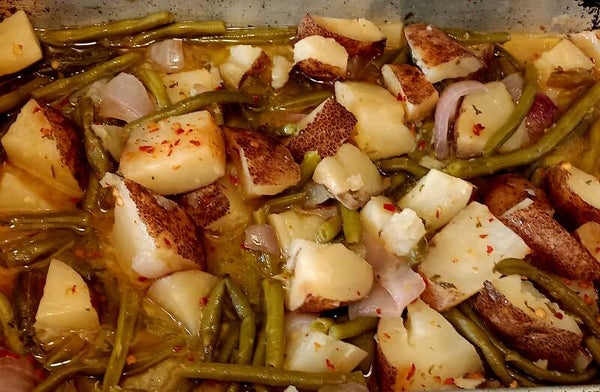 Green beans and potatoes