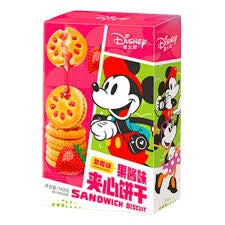Disney Biscuits (Strawberry-Jam)