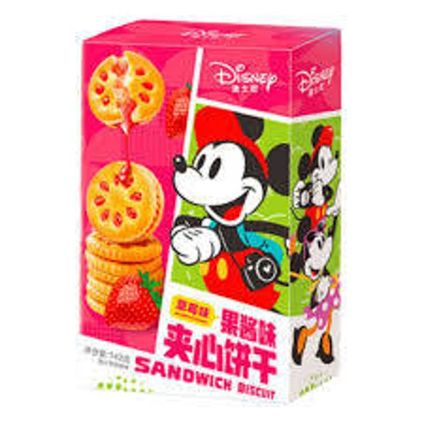 Disney Biscuits (Strawberry-Jam)