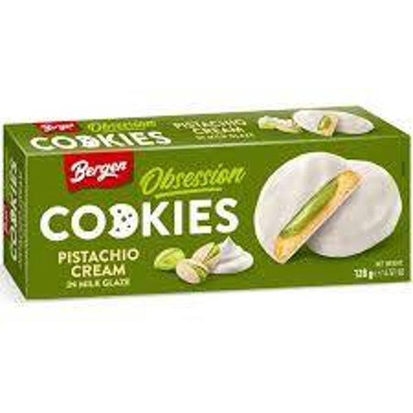 Bergen Pistache White cookies (120 gram)