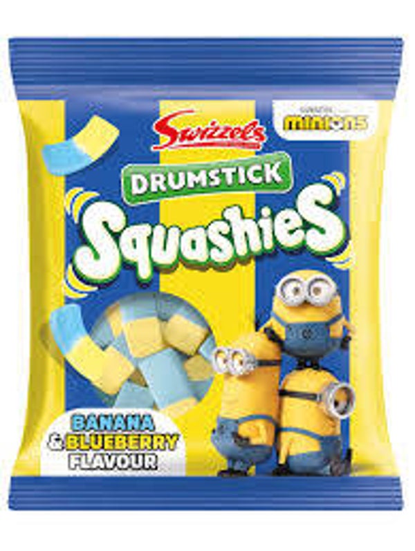 Minions Squashies banana and blueberry flavour (120 gram