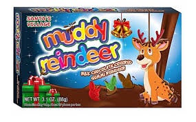 Santa's village muddy reindeer (88 gram)