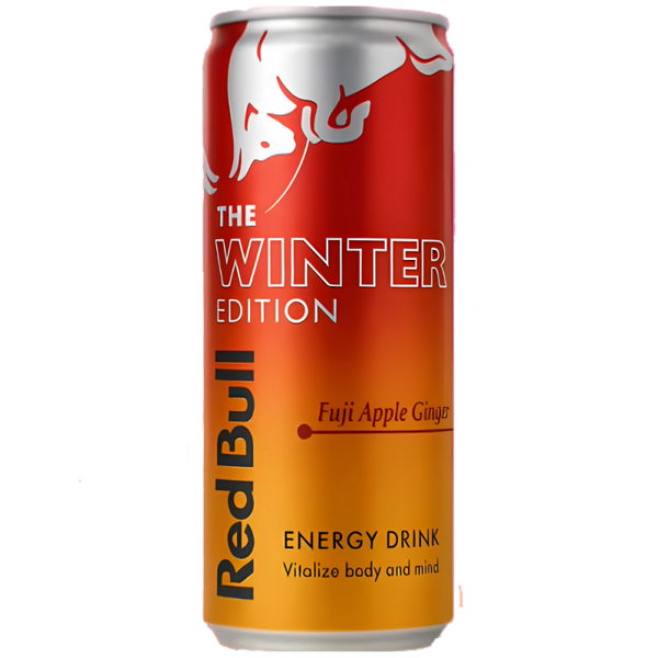 Red bull Fuji-Apple-Ginger (winter edition 2025) geleverd vanaf 23-9!