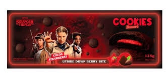 Netflix stranger things strawberry cookies