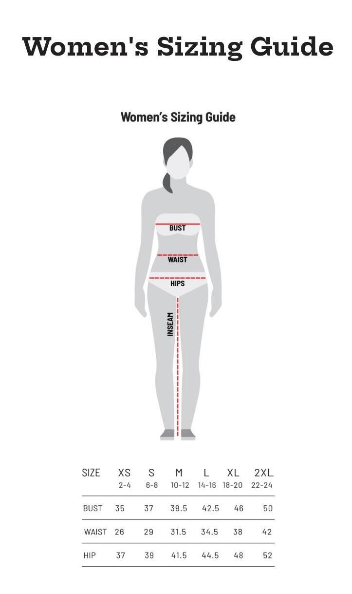 WOMENS BASIC SIZING