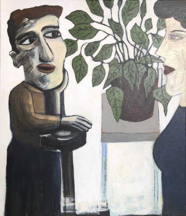 Afspraak | Thea van Doorn | Figuratieve Schilderij