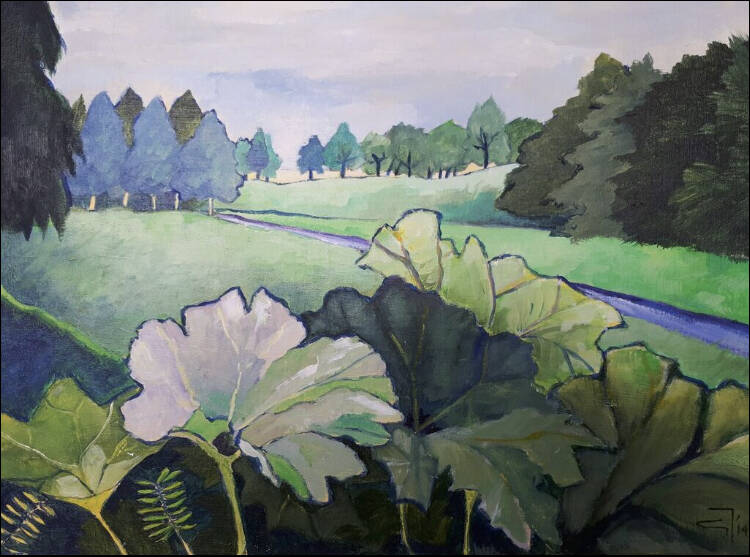Ootmarsum (2014). Gemma Jonker. Acrylic on Board. 40cm x 50cm.