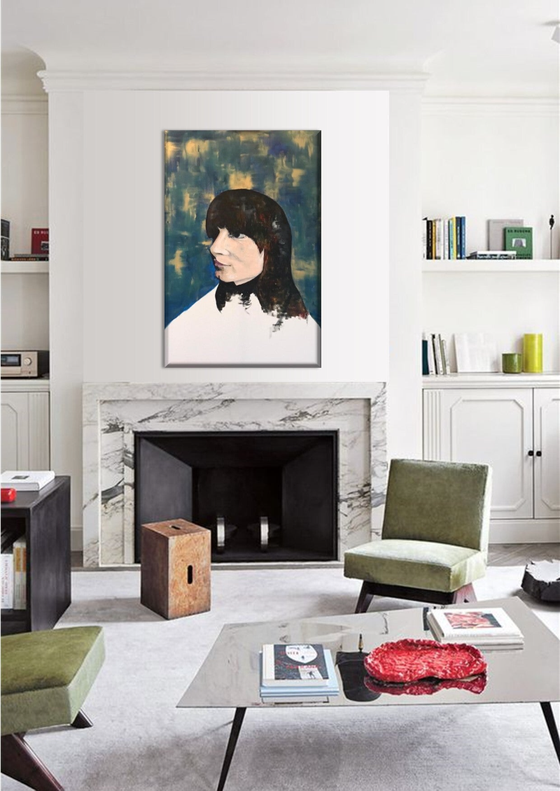 Silke in the Morning (2021). Fiona J. Williams. Acrylic on Canvas. 91cm x 61cm.