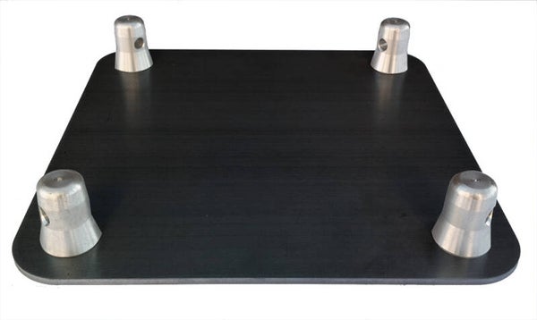 Alu baseplate 30V 4 x koppeling RDAV Pro male zwart