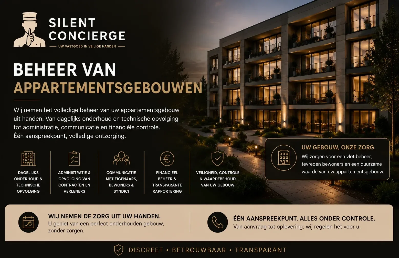 Woningcontrole door Silent Conciërge tijdens afwezigheid in Antwerpen