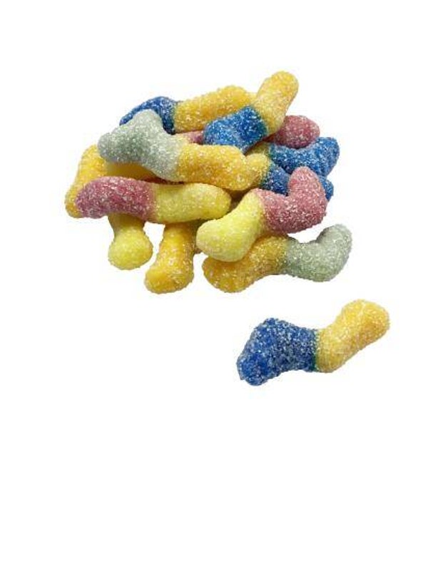 SOUR NEON WORMS VEGGIE