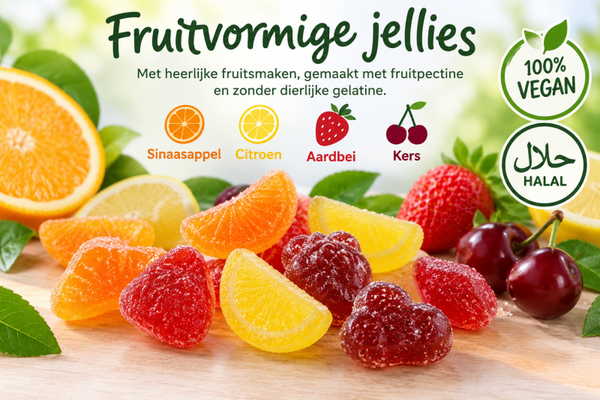 Squisite fruitgums met fruitpectine