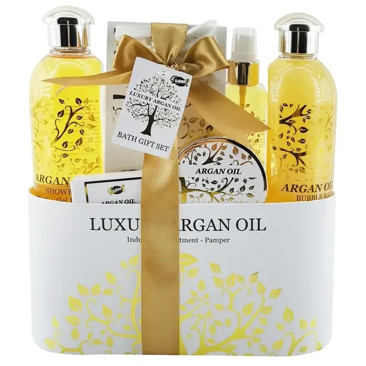 Luxe Argan Oil Bath Gift Set – Verwenpakket
