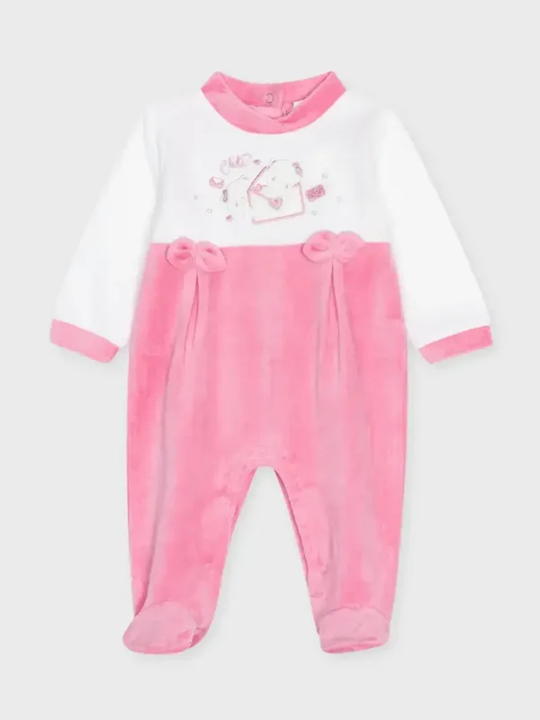 💕 Lief roze babypakje met voetjes